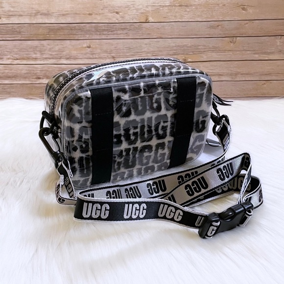 UGG Janey II Clear UGG Plush Crossbody Belt Bag - Picture 4 of 8